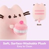 image:imageGUND Pusheen Cherry Macaron Squisheen Plush Squishy Toy Collectible Dessert Food Toy Cat Stuffed Animal for Ages 8 and Up Pink 95
