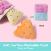 image:imageGUND Pusheen Gamer Chips with Removable Mini Plushies Toy Tortilla Chips Food Plushies Gaming Decor Stuffed Animals for Ages 8 and Up Pink 8