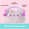 image:imageGUND Pusheen Gamer Plush Squishy Toy Collectible Plush Toy Gaming Decor Stuffed Animal for Ages 8 and Up Gray 95Pusheen Gamer With Headphone