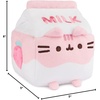 image:imageGUND Pusheen Strawberry Milk Plush Cat Stuffed Animal for Ages 8 and Up PinkWhite 6Strawberry Milk