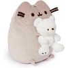 image:imageGUND Pusheen with Kai Bear Plush Stuffed Animal Cat with Teddy Bear for Ages 8 and Up 95 GrayMulti Color