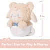 image:imageGUND Sanrio Official Hello Kitty and Friends Cinnamoroll Caf Latte Teddy Bear Plush Collectible Plush Toy Stuffed Animal for Ages 1 and Up 6