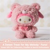 image:imageGUND Sanrio Official Hello Kitty and Friends My Melody Caf Latte Teddy Bear Plush Collectible Plush Toy Stuffed Animal for Ages 1 and Up Pink 10