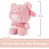 image:imageGUND Sanrio Official Hello Kitty and Friends My Melody Caf Latte Teddy Bear Plush Collectible Plush Toy Stuffed Animal for Ages 1 and Up Pink 10