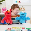 image:imageGUND Sesame Street Official Elmo Muppet Plush Hand Puppet Premium Plush Toy for Ages 1 amp Up Red 11Cookie Monster Hand Puppet