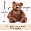image:imageGUND Slumbers Teddy Bear Premium Stuffed Animal for Ages 1 amp Up Brown 17