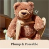 image:imageGUND Slumbers Teddy Bear Premium Stuffed Animal for Ages 1 amp Up Brown 17