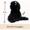 image:imageGUND Xavier Kitten Plush Premium Cat Stuffed Animal for Ages 1 and Up Black 9Kitten Black 9