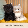 image:imageGUND Xavier Kitten Plush Premium Cat Stuffed Animal for Ages 1 and Up Black 9Kitten GreyWhite 9