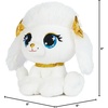 image:imagePLushes Designer Fashion Pets Catalina Monroe Premium Poodle Puppy Stuffed Animal White and Gold 6