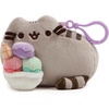 image:imageGUND Pusheen Snackable Sundae Cat Plush Stuffed Animal Backpack Clip Gray 5