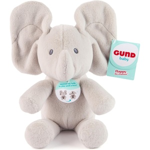 image:imageGUND Baby PeekaBoo Peeki Puppy Plush Dog Stuffed Animal Baby Toy for Ages 0 and Up BrownCream 7Flappy Elephant