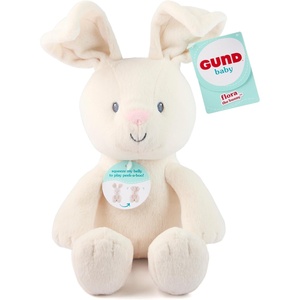 image:imageGUND Baby PeekaBoo Peeki Puppy Plush Dog Stuffed Animal Baby Toy for Ages 0 and Up BrownCream 7Flora Bunny