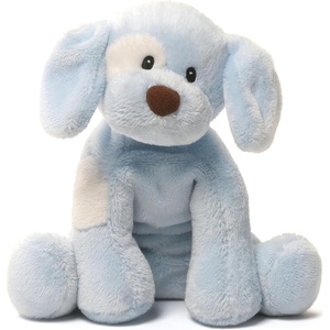 image:imageGUND Baby Spunky Barking Puppy Stuffed Animal Sound Toy Animated Plush Sensory Toy with Sounds for Babies and Newborns Blue 8Blue 8