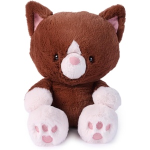 image:imageGUND Hazel Kitten Plush Toy Premium Kitten Stuffed Animal Sensory Toy for Ages 0 and Up Brown 12