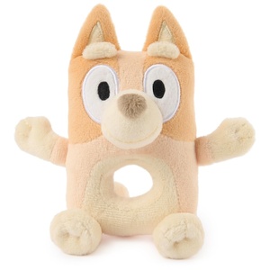 image:imageGUND Official Bluey Plush Ring Rattle Bluey Baby Rattle Sensory Toy for Babies Blue 6Bingo