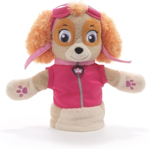 image:imageGUND Paw Patrol Skye Hand Puppet Plush Stuffed Animal Dog Pink 11