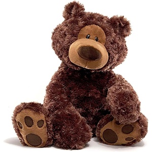 image:imageGUND Philbin Classic Teddy Bear Premium Stuffed Animal for Ages 1 and Up Beige 18Philbin Brown 18