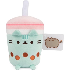 image:imageGUND Pusheen Chocolate Milk Plush Cat Stuffed Animal for Ages 8 and Up BrownWhite 6Boba Tea Cup