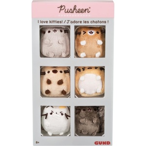 image:imageGUND Pusheen Comic Collector I Love Kitties Set of 6 Plush Stuffed Animal Cats 2