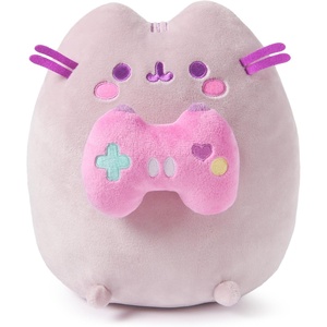 image:imageGUND Pusheen Gamer Plush Squishy Toy Collectible Plush Toy Gaming Decor Stuffed Animal for Ages 8 and Up Gray 95Pusheen Gamer