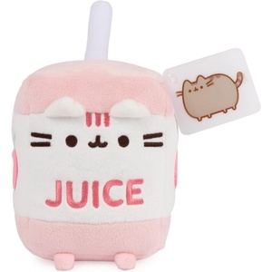 image:imageGUND Pusheen Juice Box Plush Cat Stuffed Animal for Ages 8 and Up PinkWhite 6
