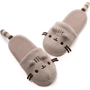 image:imageGUND Pusheen Soft Plush SlippersGrey
