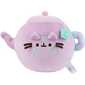 image:imageGUND Pusheens Kitchen Teapot Squisheen Plush Squishy Toy Stuffed Animal for Ages 8 and Up Purple 6