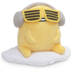 image:imageGUND Sanrio Gudetama The Lazy Egg Plush Toy Gudetama with Sunglasses Stuffed Animal for Ages 1 and Up Yellow 5Headphone Gudetama