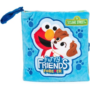 image:imageGUND Sesame Street Furry Friends Forever Soft Book Premium Plush Sensory Toy for Ages 1 and Up Blue 6Elmo  Tango Soft Book