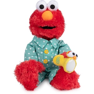 image:imageGUND Sesame Street Official Bedtime Elmo Muppet Plush Premium GlowintheDark Plush Toy for Ages 1 amp Up Red 12Bedtime Elmo