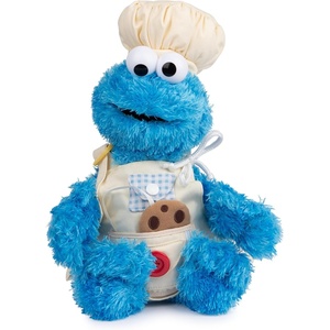 image:imageGUND Sesame Street Official Cookie Monster Teach Me Plush Premium Plush Toy for Ages 1 amp Up Blue 15