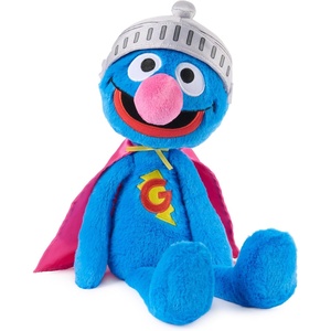 image:imageGUND Sesame Street Official Toothpick Super Grover Plush Plush Muppet Sensory Toy Sesame Street Stuffed Animals Kids Gifts Blue 15