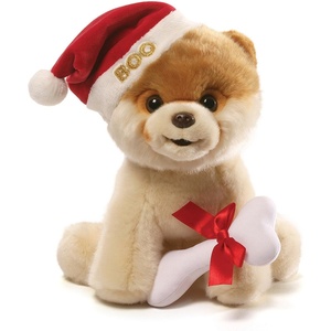 image:imageGUND Worlds Cutest Dog Boo Itty Bitty Boo 046 Princess Stuffed Animal Plush 5 IvorySilver 4060864Santa Hat