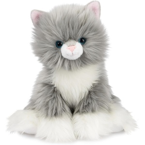 image:imageGUND Xavier Kitten Plush Premium Cat Stuffed Animal for Ages 1 and Up Black 9Kitten GreyWhite 9