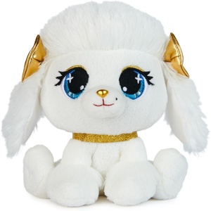 image:imagePLushes Designer Fashion Pets Catalina Monroe Premium Poodle Puppy Stuffed Animal White and Gold 6