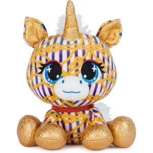 image:imagePLushes Designer Fashion Pets Natalie Von Corn Premium Unicorn Stuffed Animal Gold and Blue 6