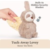 image:imageGUND Baby Lil Luvs TuckAway Lovey Liam Llama Ultra Soft Animal Plush Toy with Builtin Baby Blanket for Babies and NewbornsSloth