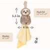image:imageGUND Baby Lil Luvs TuckAway Lovey Liam Llama Ultra Soft Animal Plush Toy with Builtin Baby Blanket for Babies and NewbornsSloth