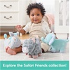 image:imageGUND Baby Safari Friends Giraffe Keywind Musical Plush Plays Brahms Lullaby Stuffed Animal Sensory Toy for Ages 10 Months and Up Yellow 9Zebra 7