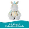 image:imageGUND Baby Safari Friends Zebra PullDown Musical Plush Travel Friendly Sensory Toy with Stroller Loop for Ages 0 and Up Rainbow 12