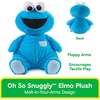 image:imageGUND Sesame Street Official Oh So Snuggly Cookie Monster Plush Plush Muppet Sensory Toy Stuffed Animals for Babies and Infants Red 125