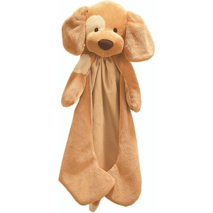 image:imageGUND Baby Winky Lamb Huggybuddy Stuffed Animal with Builtin Baby Blanket White 15Brown