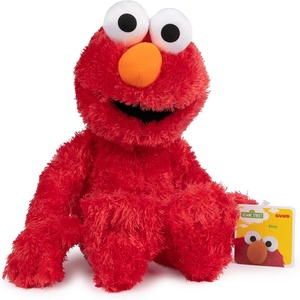 image:imageGUND Sesame Street Official Elmo Muppet Plush Premium Plush Toy for Ages 1 amp Up Red 20