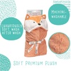 image:imageGUND Baby Lil Luvs Hooded Blanket Emory Fox Ultra Soft Plush Security Blanket for Babies and NewbornsFox