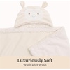 image:imageGUND Baby Lil Luvs Hooded Blanket Emory Fox Ultra Soft Plush Security Blanket for Babies and NewbornsLlama
