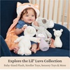 image:imageGUND Baby Lil Luvs Hooded Blanket Emory Fox Ultra Soft Plush Security Blanket for Babies and NewbornsLlama