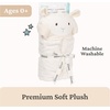image:imageGUND Baby Lil Luvs Hooded Blanket Emory Fox Ultra Soft Plush Security Blanket for Babies and NewbornsLlama