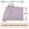 image:imageGUND Baby Lil Luvs Hooded Blanket Emory Fox Ultra Soft Plush Security Blanket for Babies and NewbornsOwl