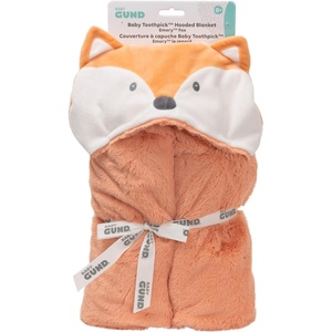 image:imageGUND Baby Lil Luvs Hooded Blanket Emory Fox Ultra Soft Plush Security Blanket for Babies and NewbornsFox